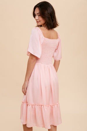 Blushing Pink Mini Dress