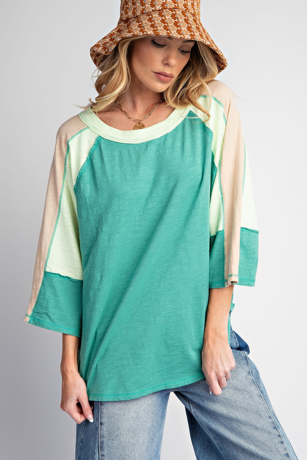 Pacifica Teal Tee