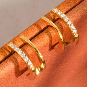 Dolce Double Hoops