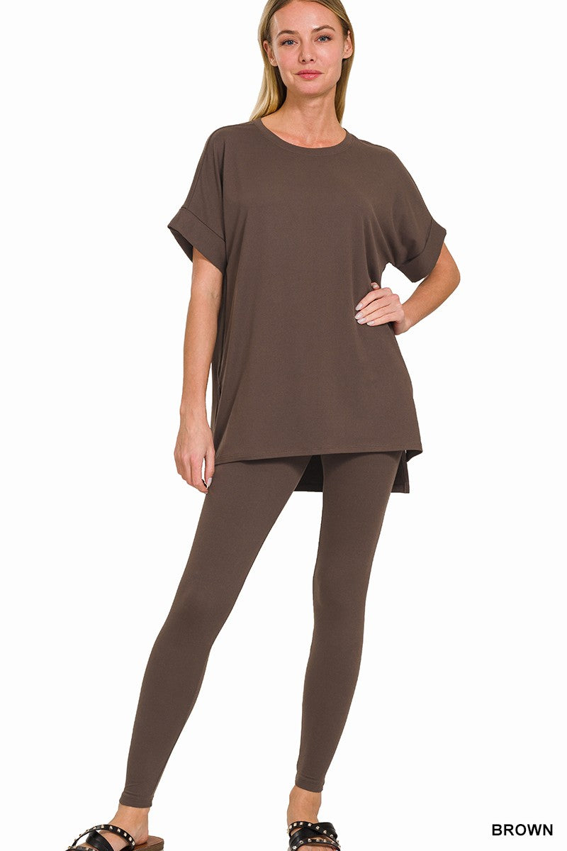 Microfiber Legging Set