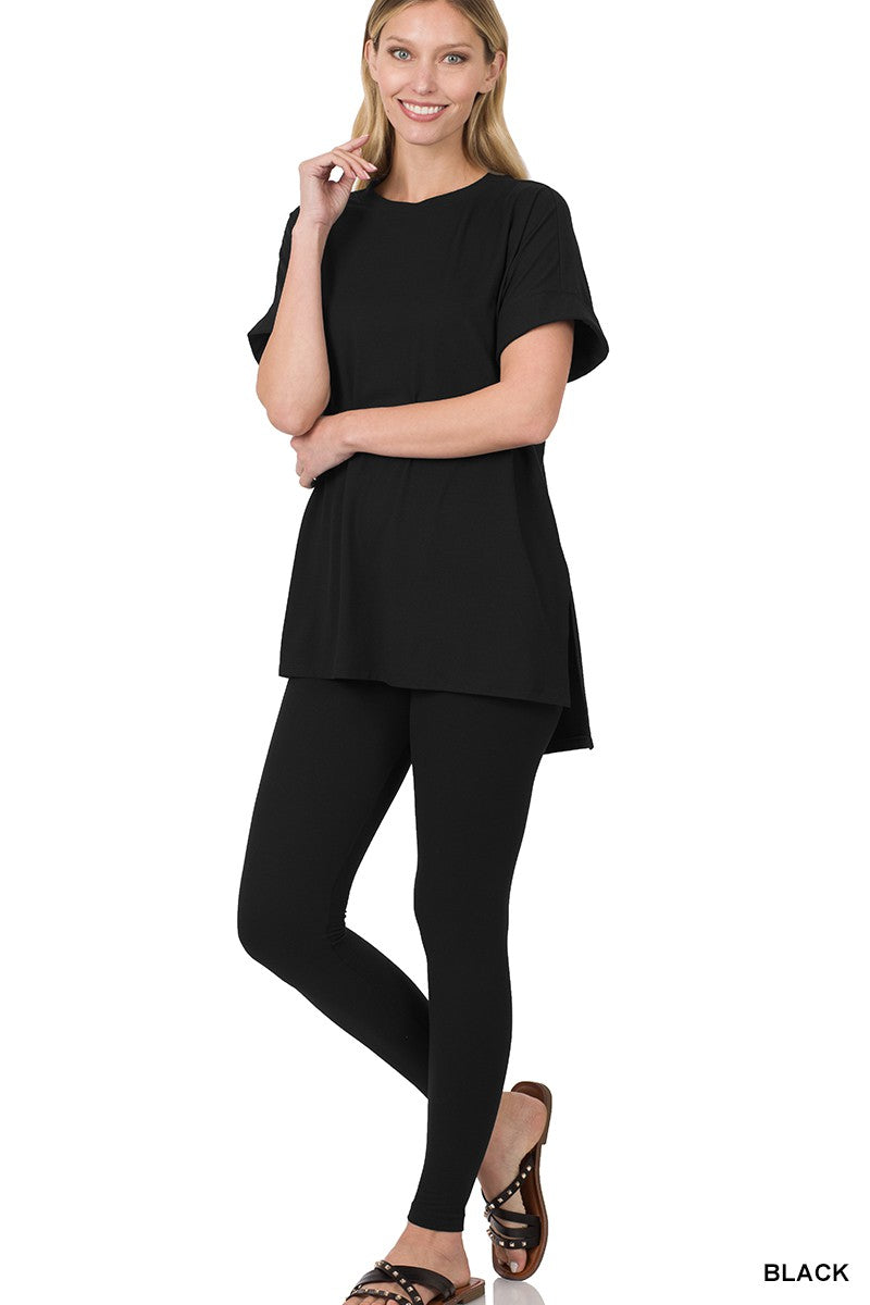 Microfiber Legging Set