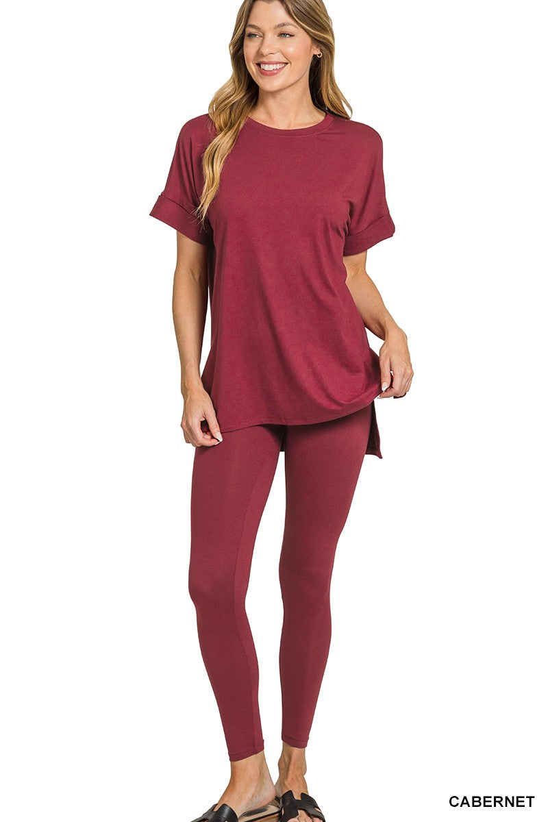 Microfiber Legging Set