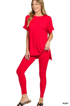 Microfiber Legging Set