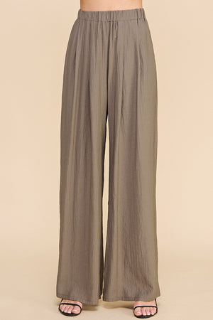 Relaxed Slip On Pants