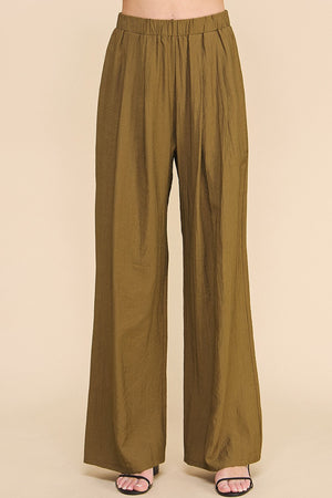 Relaxed Slip On Pants
