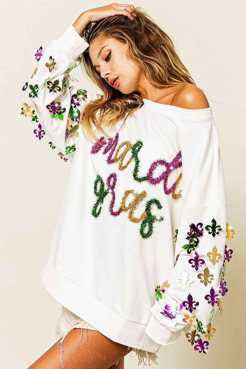 Fleur de Lis Pullover