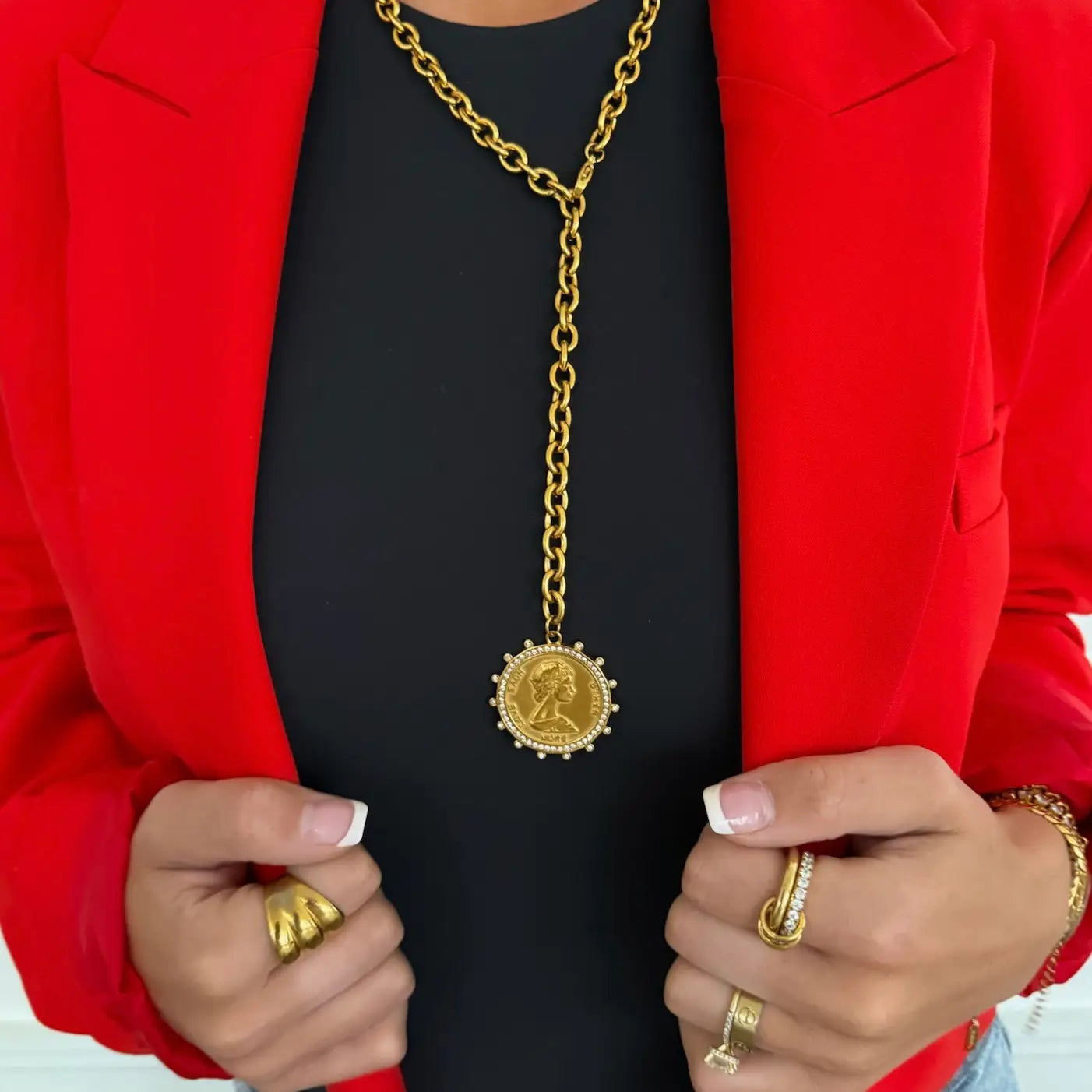 Love More Coin Necklace