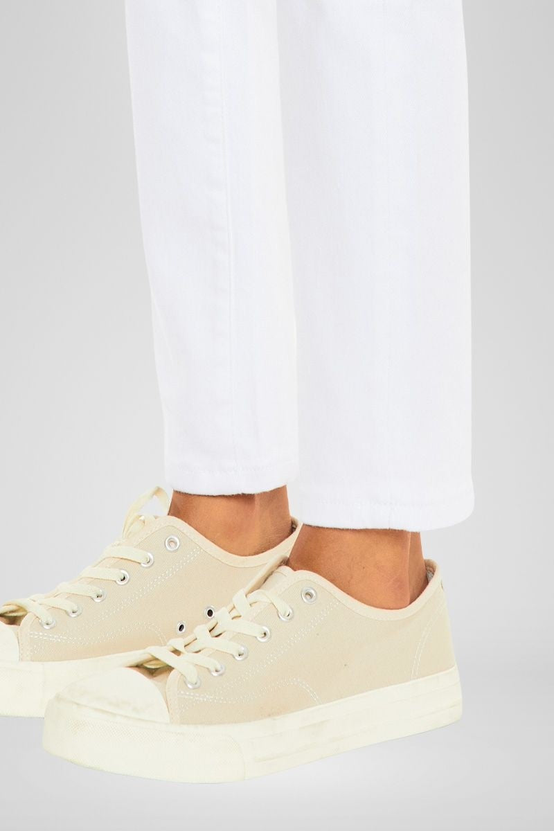 Kancan High Rise Straight White Jean