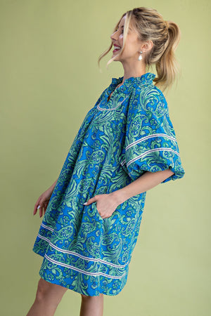 Precious Paisley Dress
