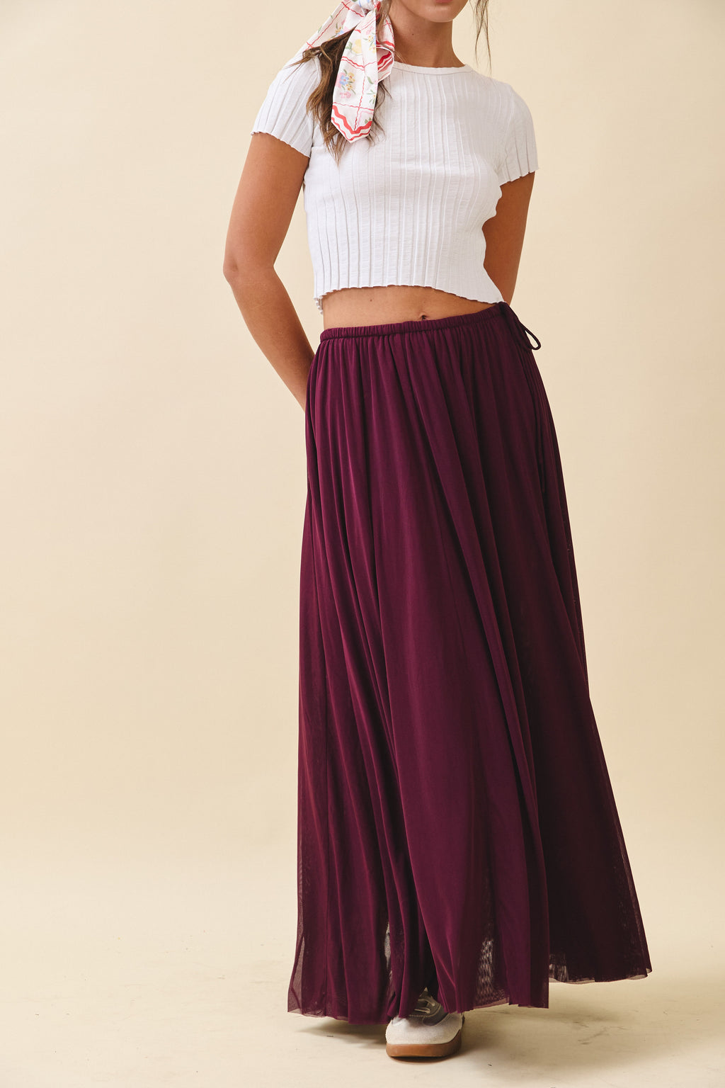 Wine Me Maxi Skirt