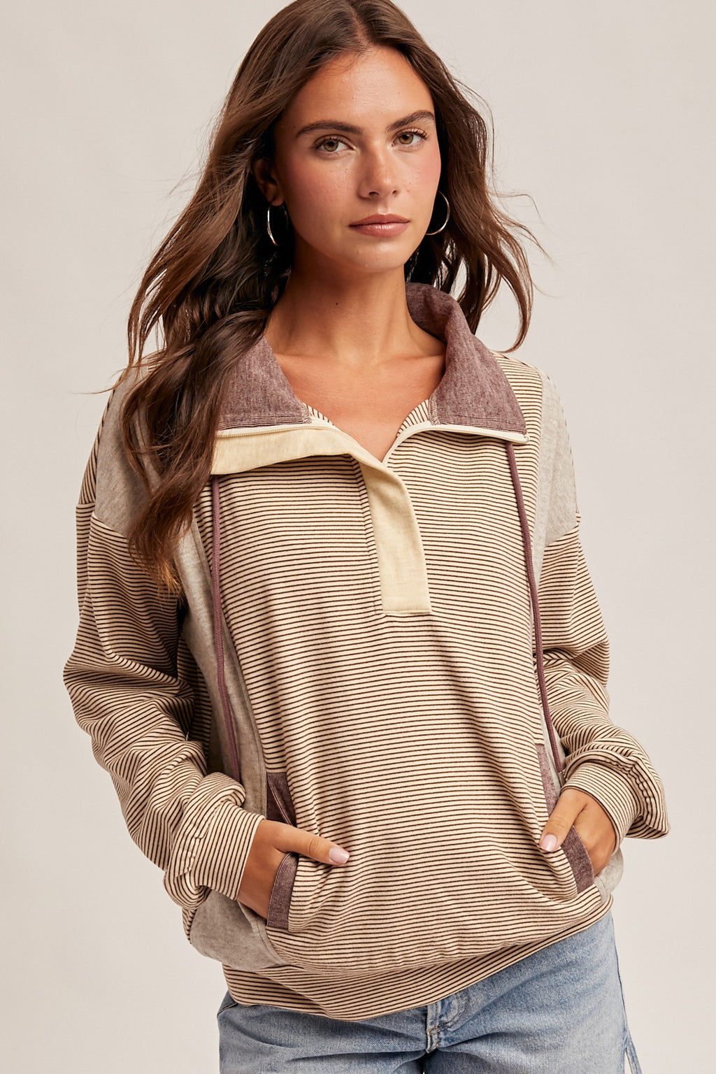 Maci Half Zip Pullover