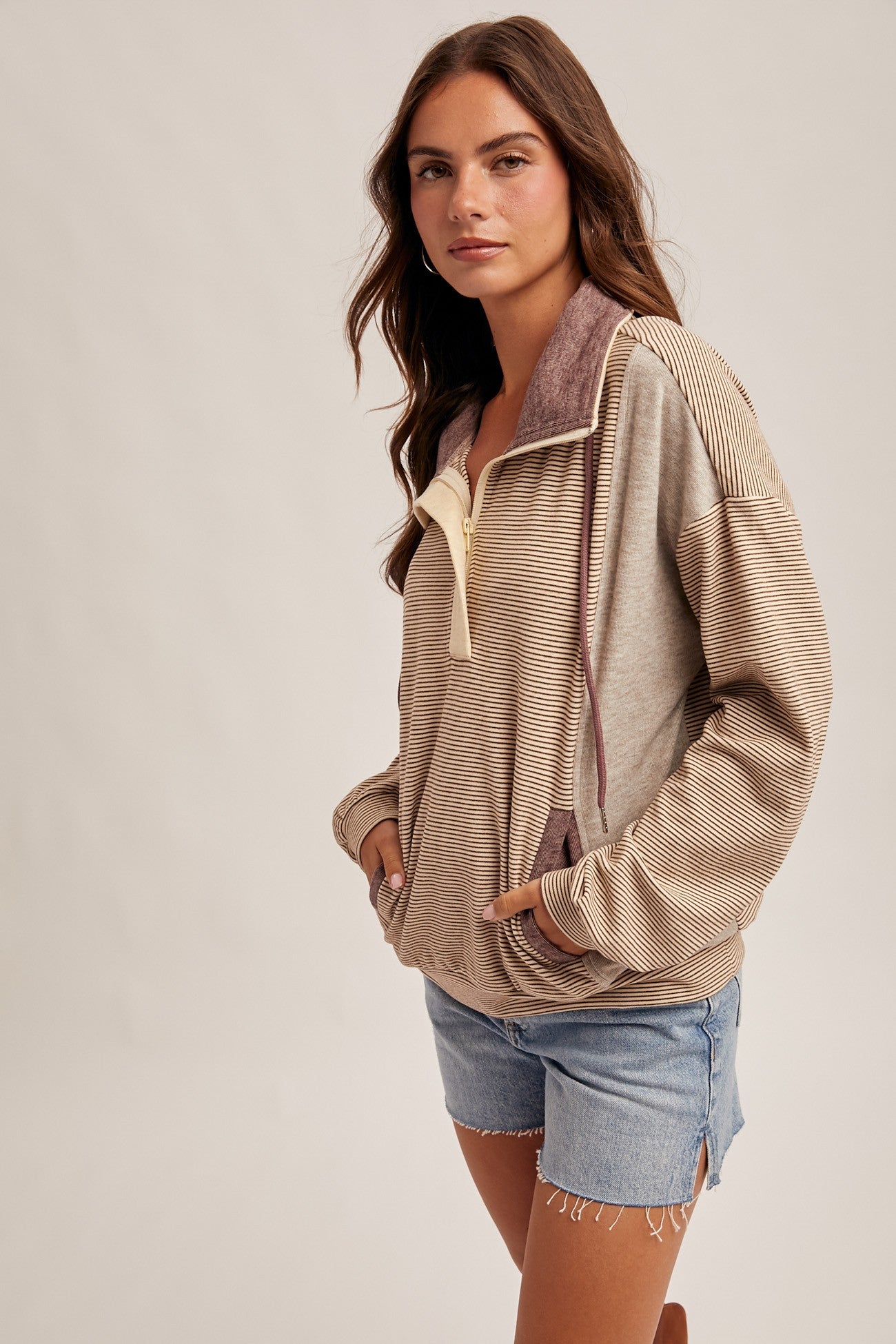 Maci Half Zip Pullover
