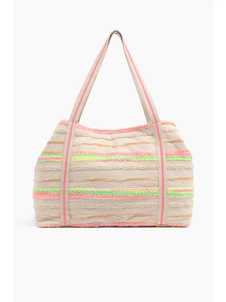 AB Neon Lights Beaded Tote