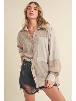 Shia Button Down Top