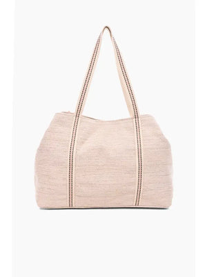 AB Gold Neutral Beaded Tote