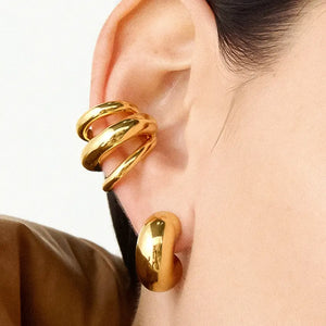 Tri Cuff Earring