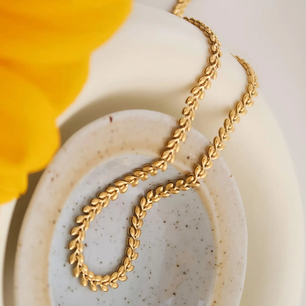 Vern Leaf Necklace