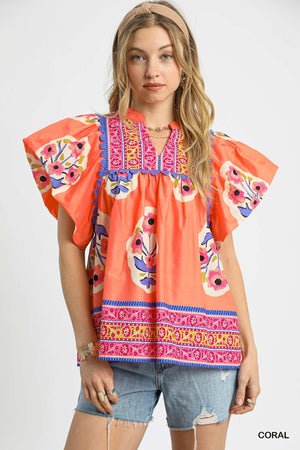 Orange You In Love Top