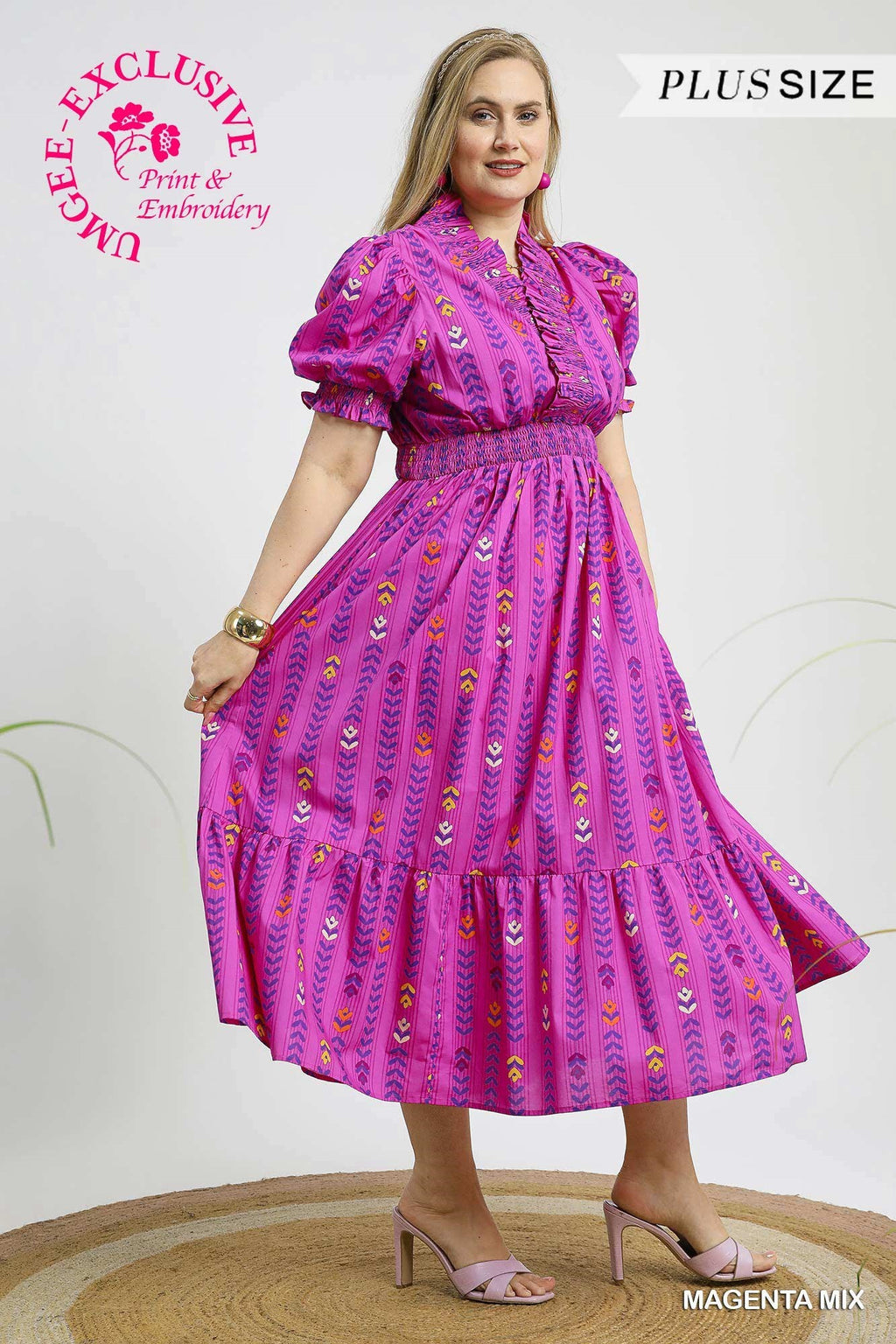 Magenta Madness Dress Plus