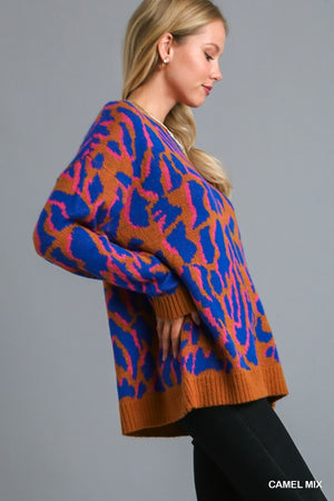 Bright Leopard Sweater