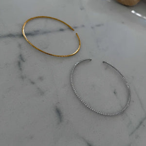 Luxe Gold Tennis Necklace