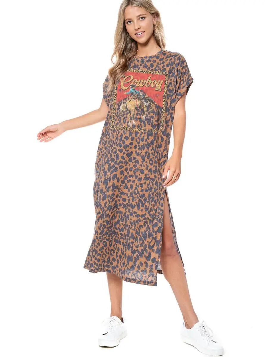 Concert Ready Leopard Dress