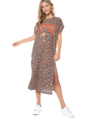 Concert Ready Leopard Dress
