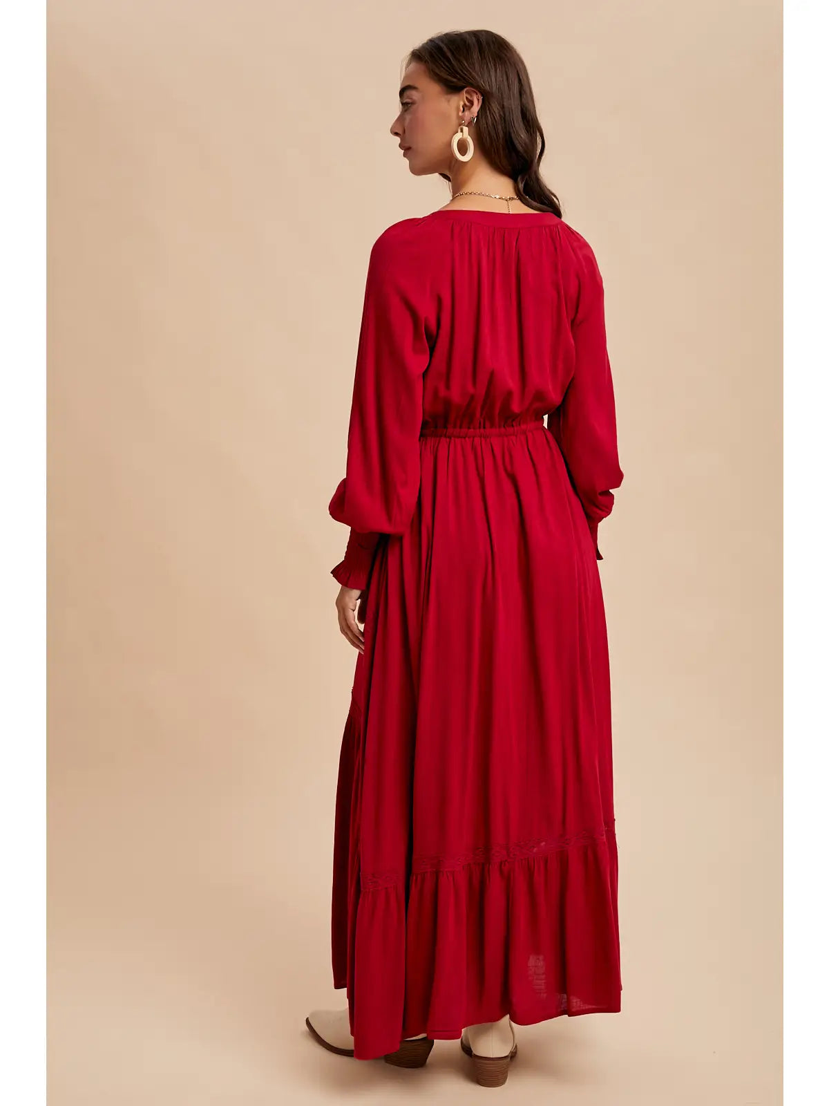 Cranberry Maxi Dress