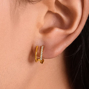 Dolce Double Hoops