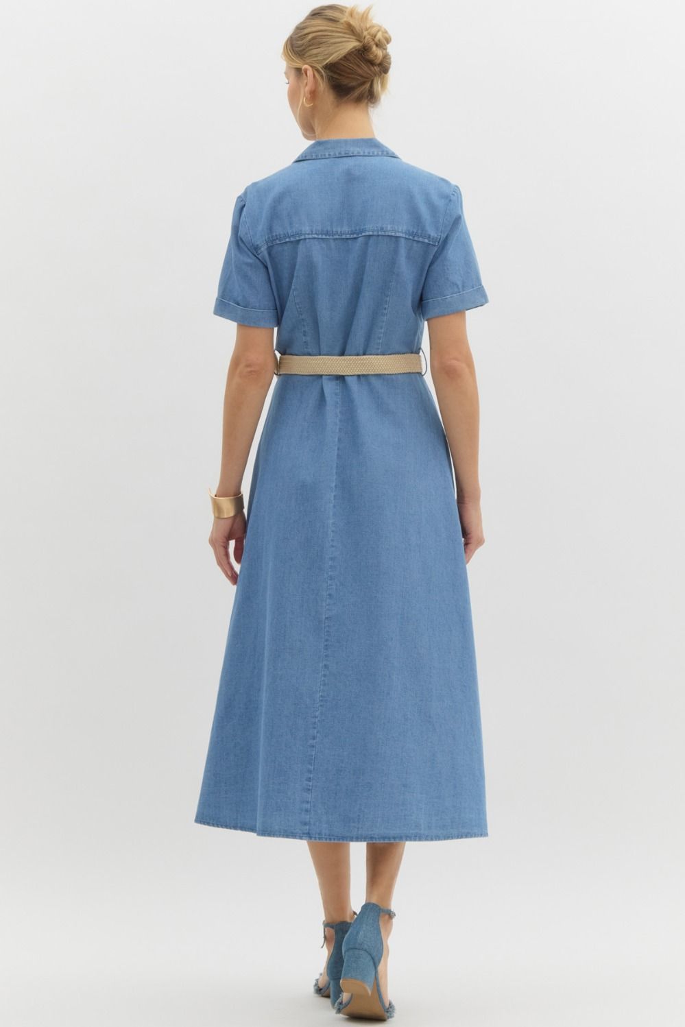 Denim Midi Dress