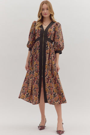 November Vibes Midi Dress