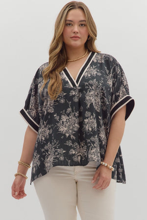Chilly Days Top Plus