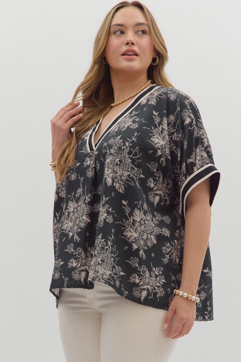 Chilly Days Top Plus