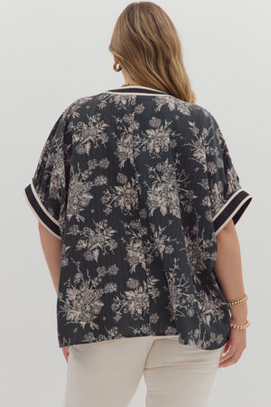 Chilly Days Top Plus