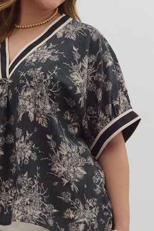 Chilly Days Top Plus