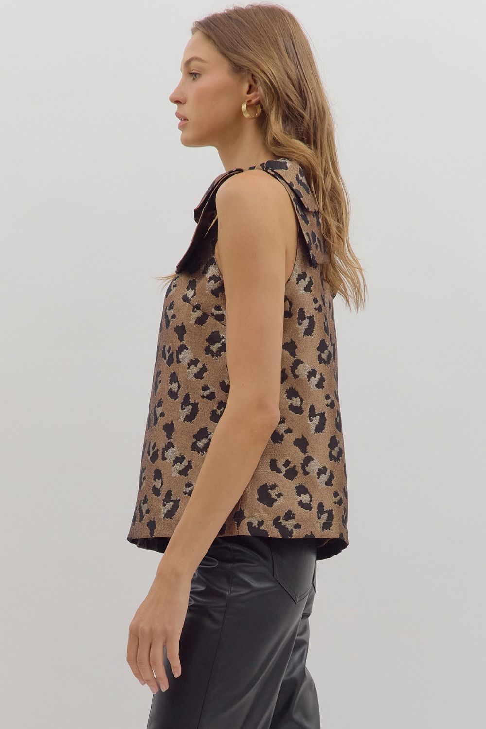 Bowtastic Leopard Top