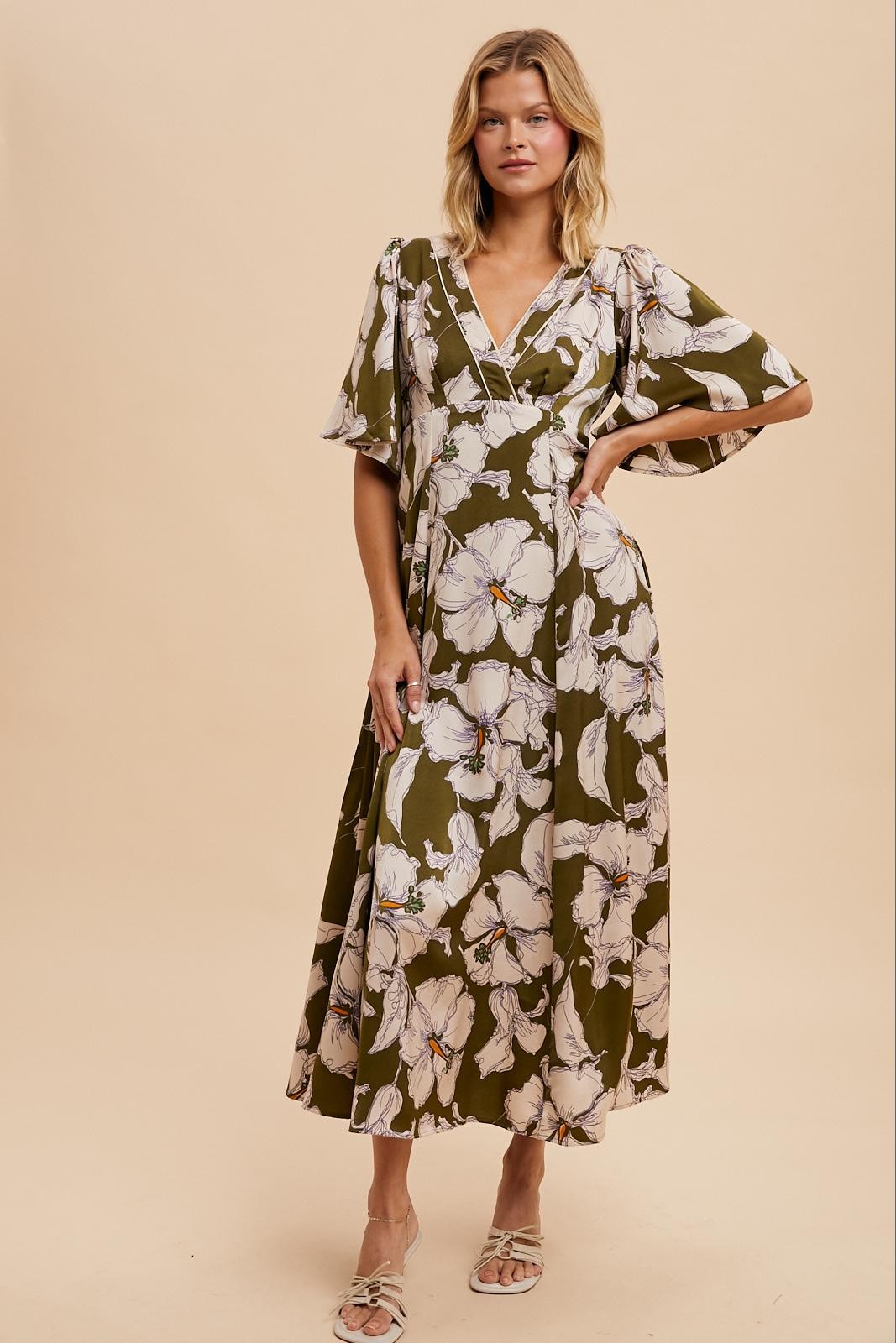 Hibiscus Love Maxi Dress