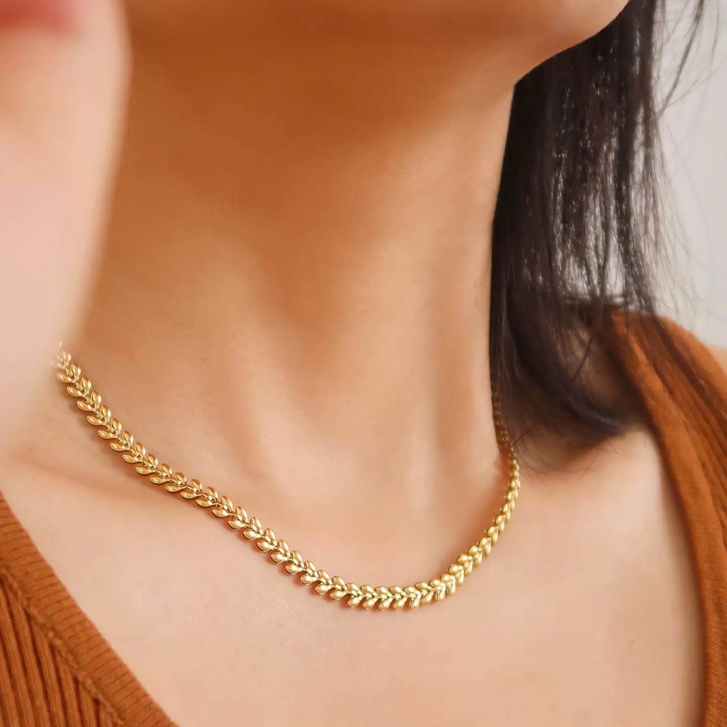 Vern Leaf Necklace