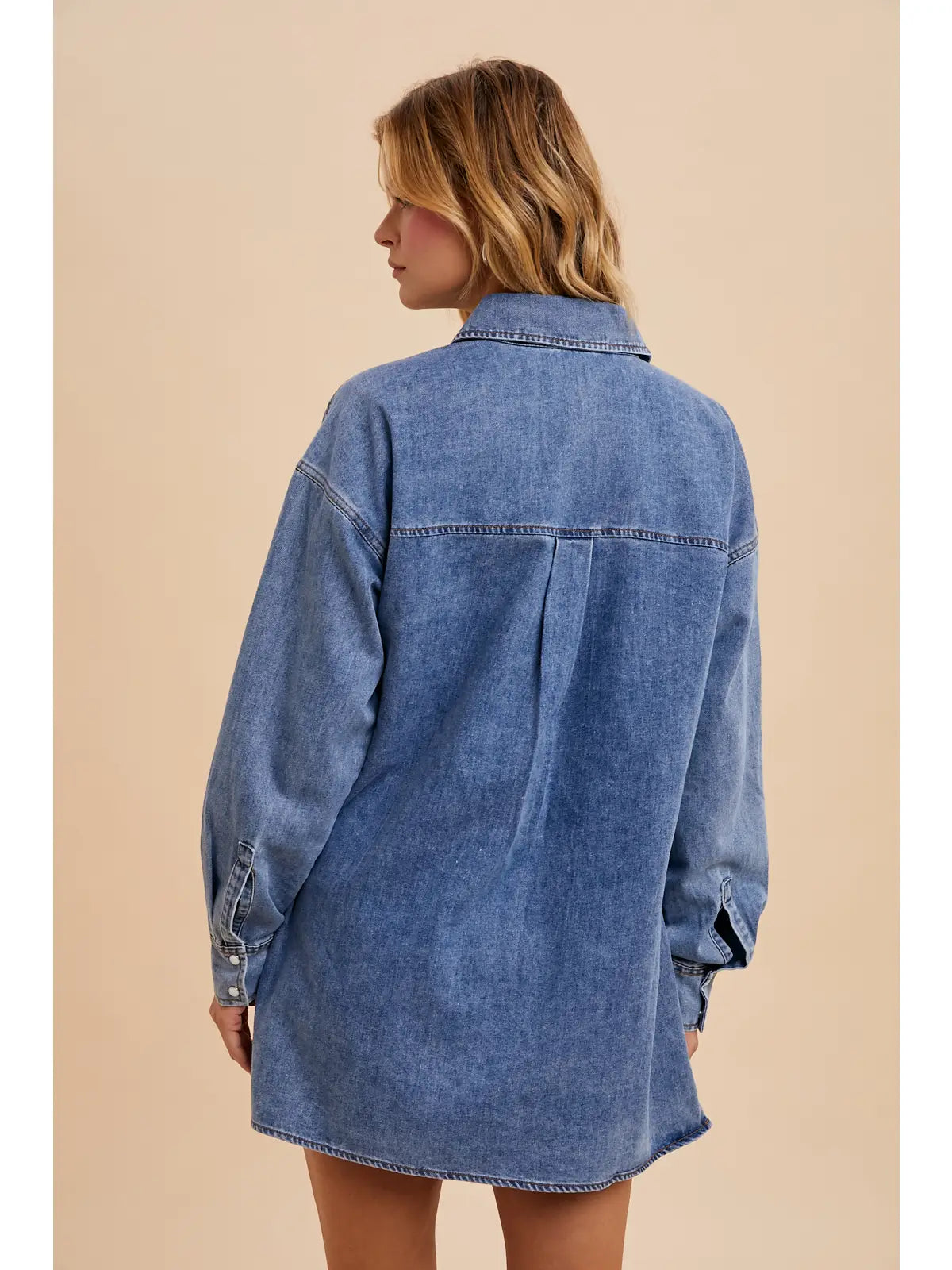 Denim Tunic Top