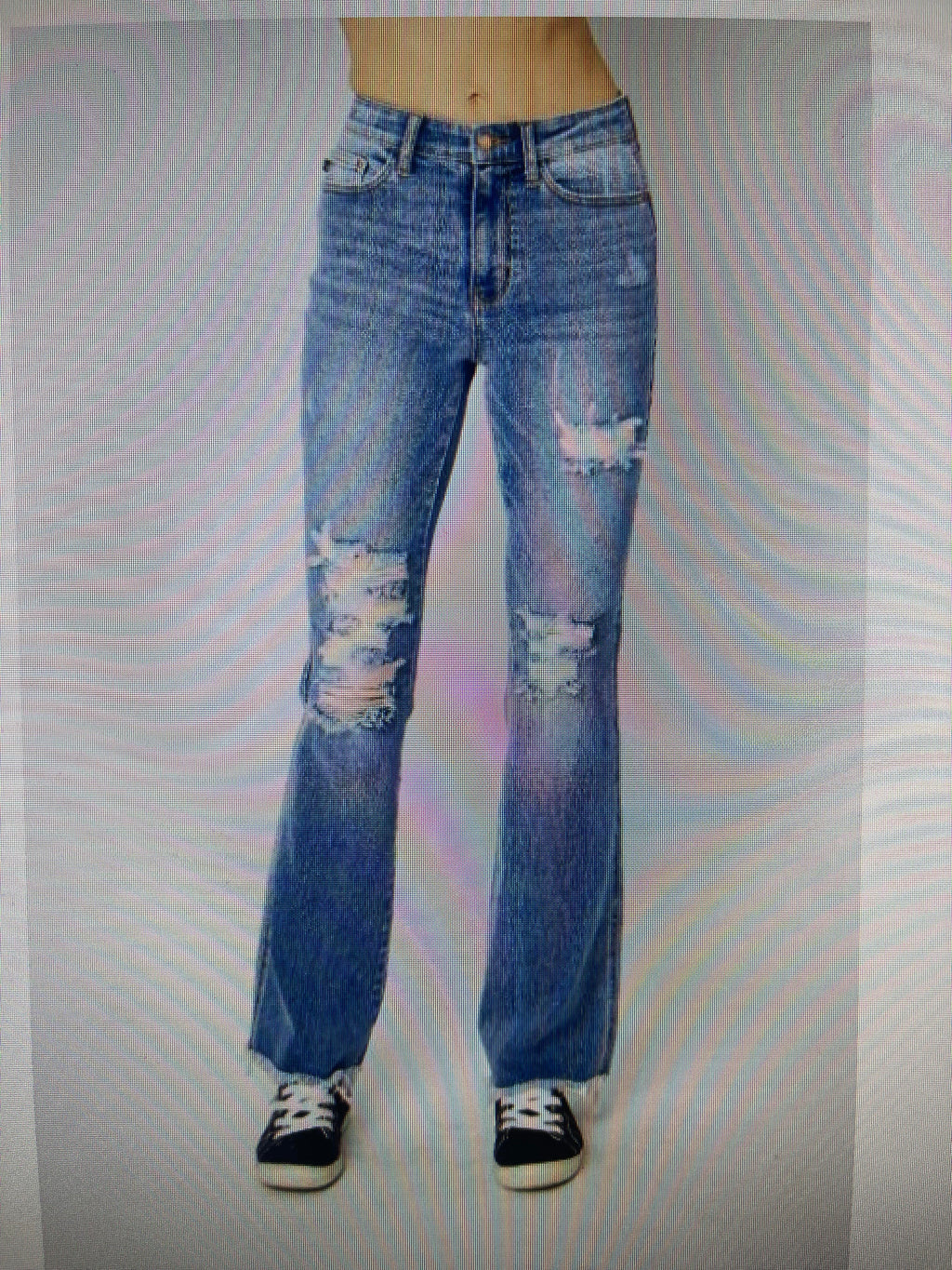 Judy Blue Bootcut Distressed Jeans